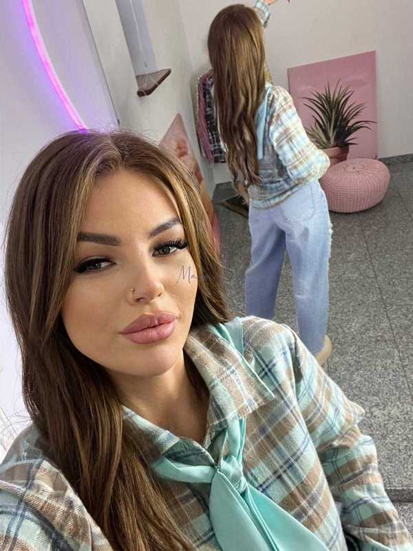 NB217 Koszula Damska Bawełna Flanelowa w Kratę Turkusowa