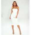 RC321 Sukienka Ricco Bella Tuba Maxi Famme Biała