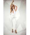 RB140 Kombinezon Ricco Bella Musa Biały
