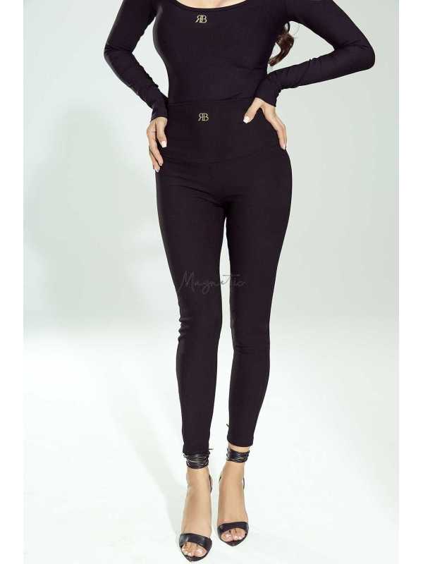 RC257 Legginsy Modelujące Ricco Bella Linea Czarne