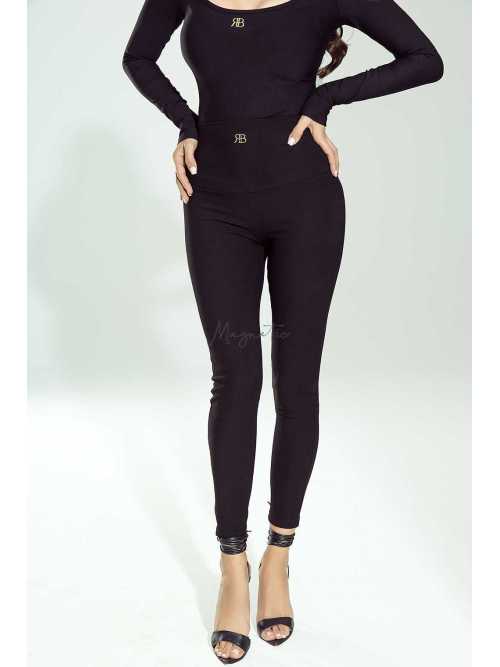 RC257 Legginsy Modelujące Ricco Bella Linea Czarne