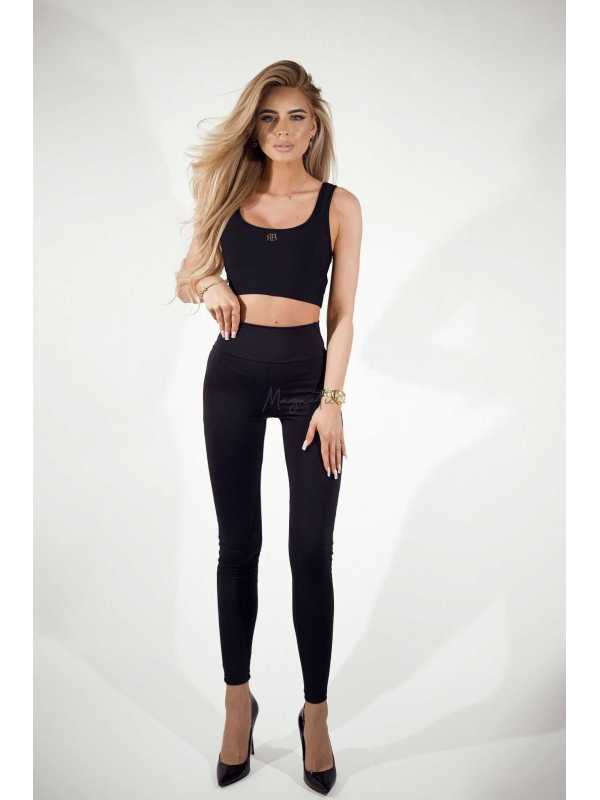 RC256 Legginsy Modelujące Ricco Bella Linea Czarne