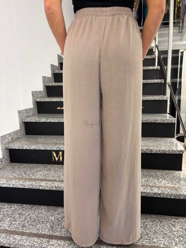 CH112 Spodnie Damskie Zwiewne Fruwajki Szeroka Nogawka Fango