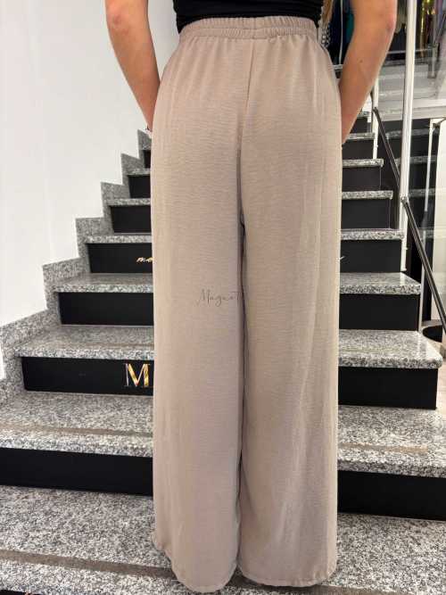 CH112 Spodnie Damskie Zwiewne Fruwajki Szeroka Nogawka Fango