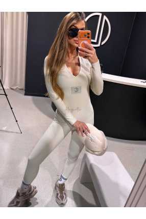 LC261 Kombinezon Modelujący Prążek La Coca SLIME Kokos