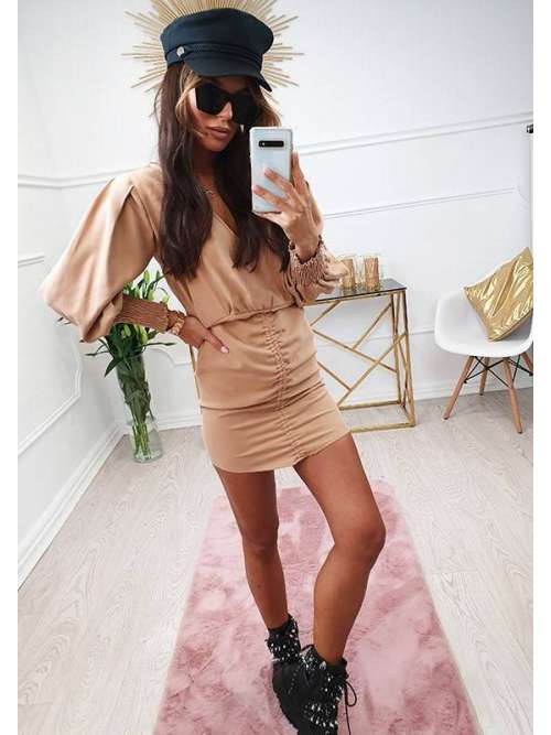 V74 Sukienka ARIANA Beige