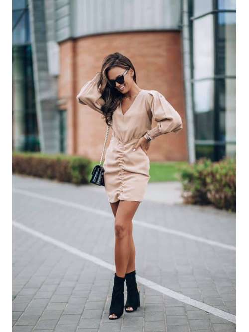 V74 Sukienka ARIANA Beige