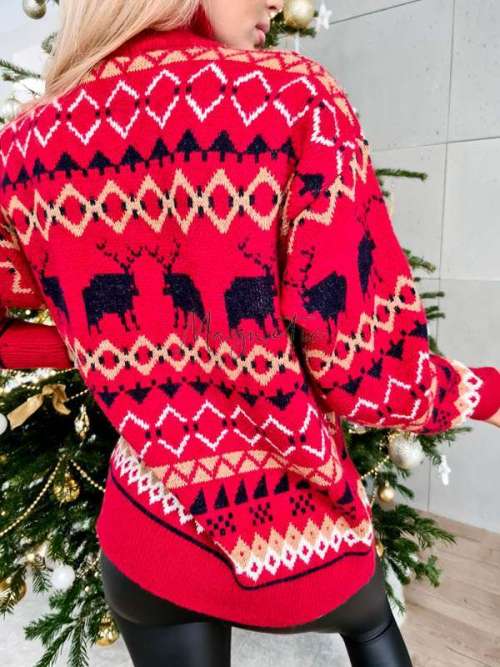 MF259 Sweter Xmas Red