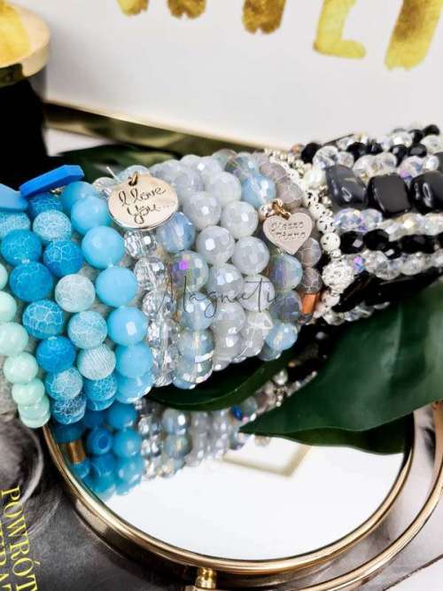 BK10 Bransoletka Koraliki