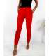 E289 Eleganckie Spodnie ala ZARA Red