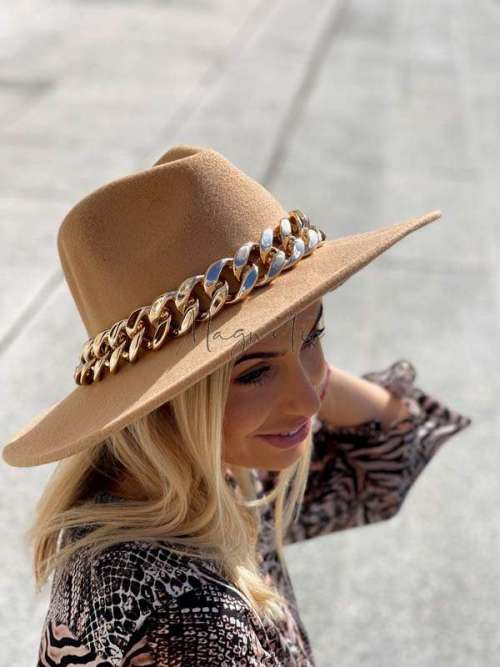 K417 Kapelusz + Chain Camel