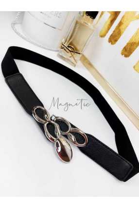 P597 Pasek SILVER & Guma