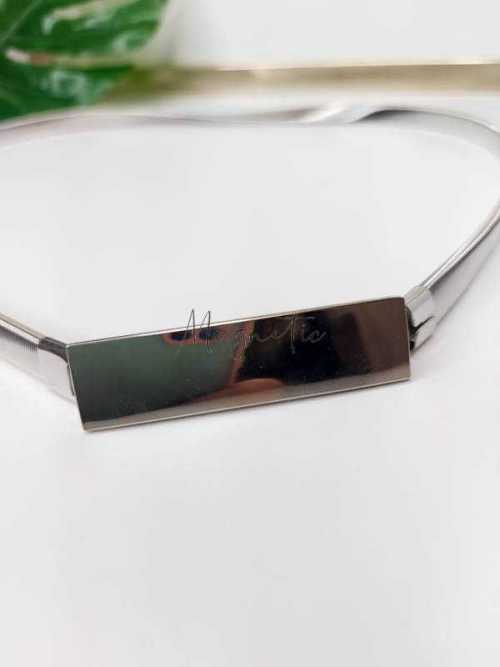 P002 Pasek Ozdobny SILVER Sprężynka