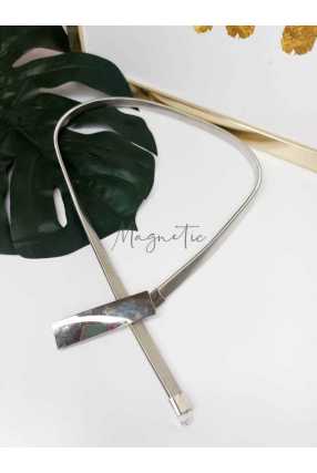 P002 Pasek Ozdobny SILVER Sprężynka