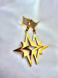 K4 Kolczyki Gold Star