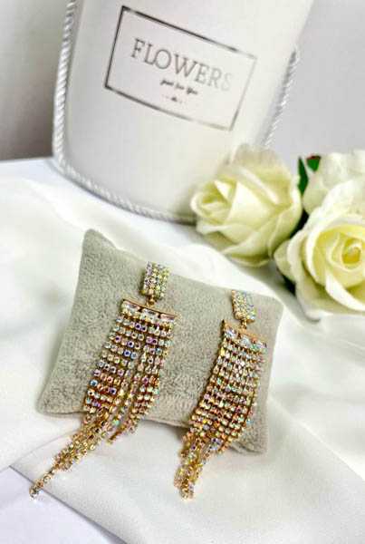 K476 Kolczyki Diamond Shine Gold