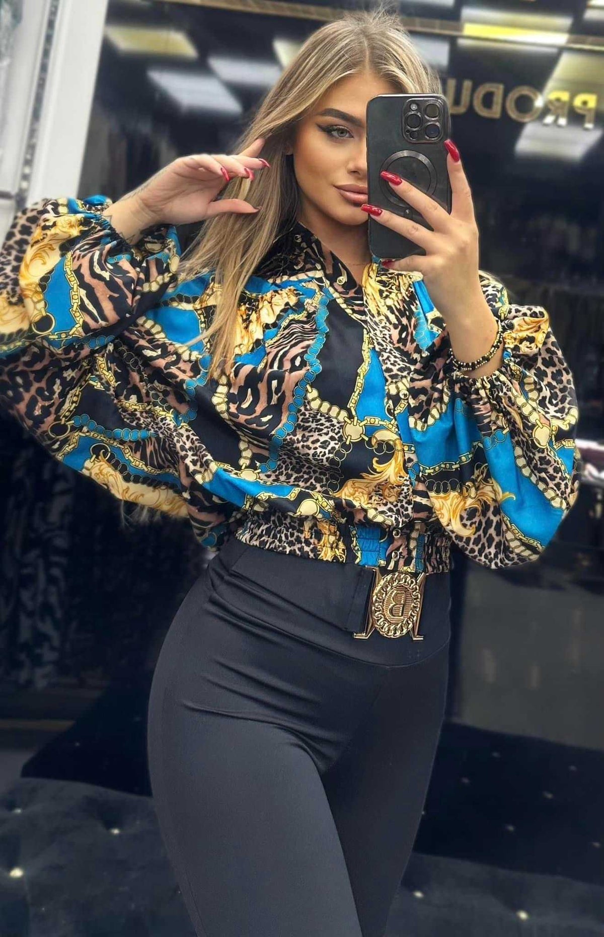 LD492 Legginsy Modelujące Prążek Dzwony Czarne + Pasek