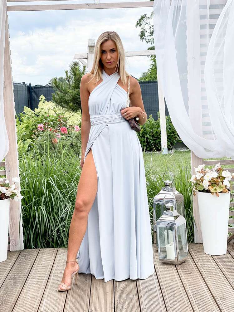 M237 Sukienka Maxi Molly Grey