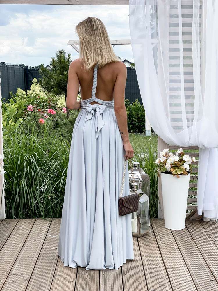 M237 Sukienka Maxi Molly Grey