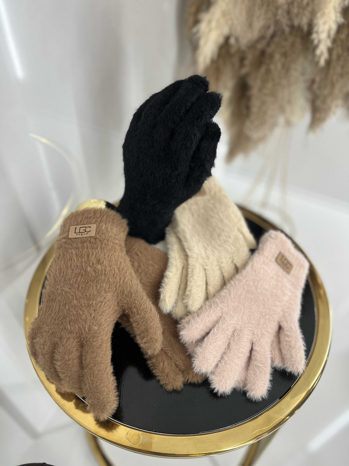 NB035 Rękawiczki Zimowe UGC Alpaka Camel