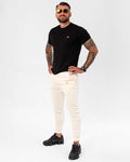 RB598 T-shirt Męski Czarny Basic Premium Ricco&Bella