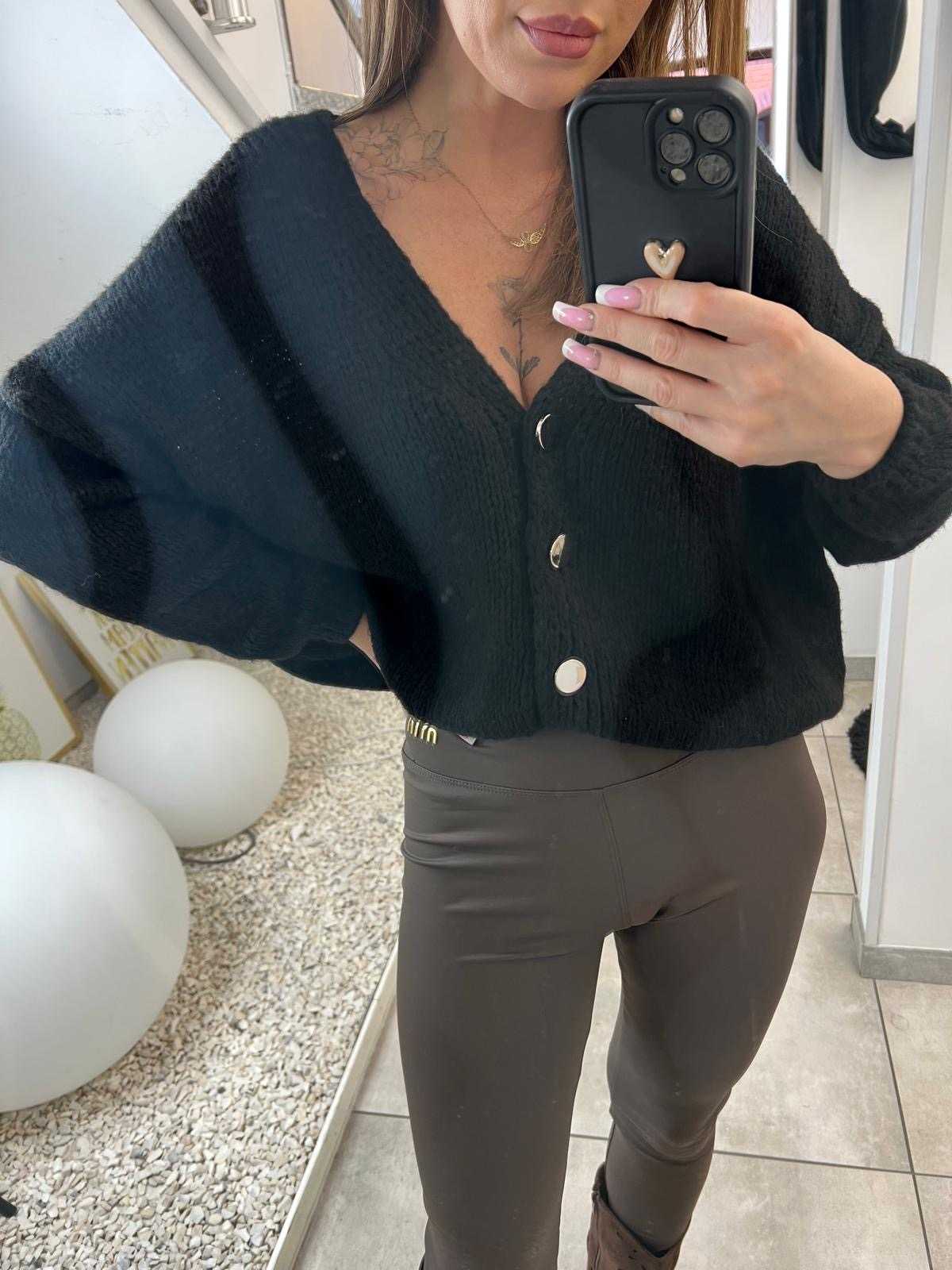 NB679 Legginsy Modelujące Min Min Lycra Brązowe