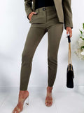 E289 Eleganckie Spodnie ala ZARA Khaki