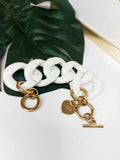 B200 Bransoletka WHITE Ring